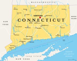 Map of connecticut