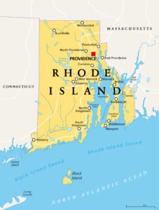 Map of Rhode Island