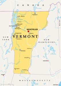 Vermont State Map