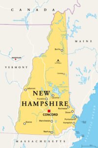 Map of New Hampshire