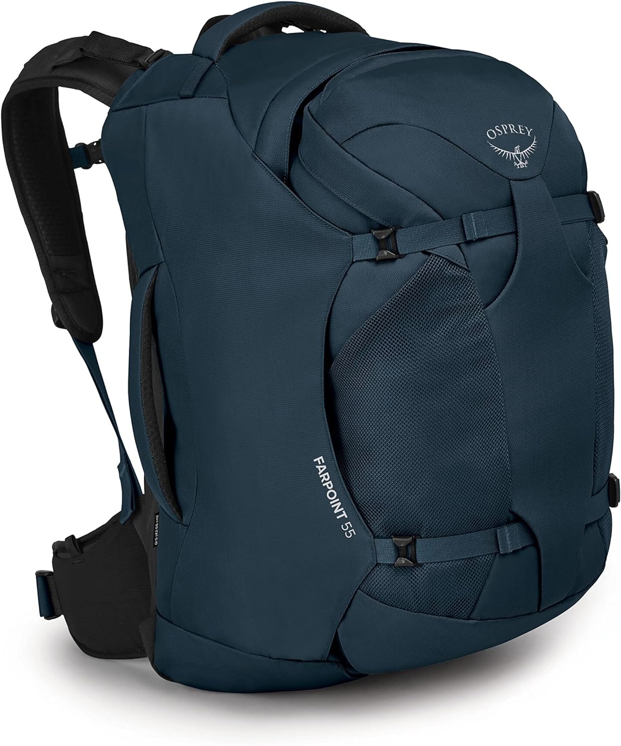 Osprey Farpoint 40L Mens Travel Backpack, Muted Space Blue